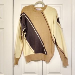 Slazenger Vintage Colorblock Cotton Sweater - M